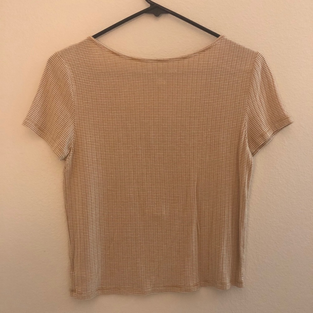 Striped Yellow Tee - Picture 2 of 3